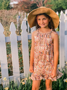 Neutral Tones Floral Embroidery
