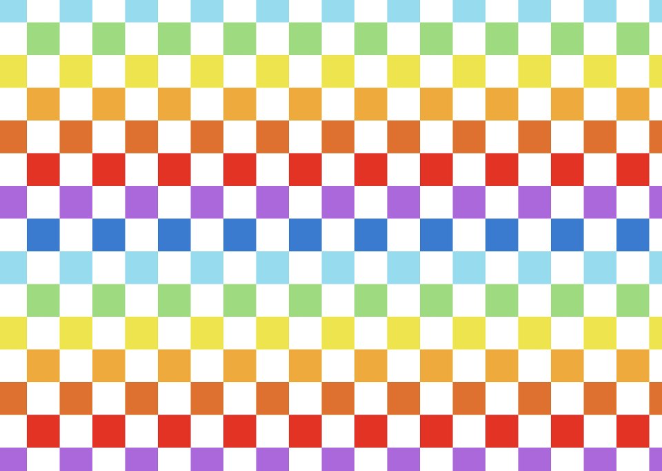 Rainbow Checks