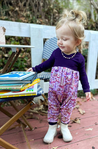 Pink & Purple 3D Books