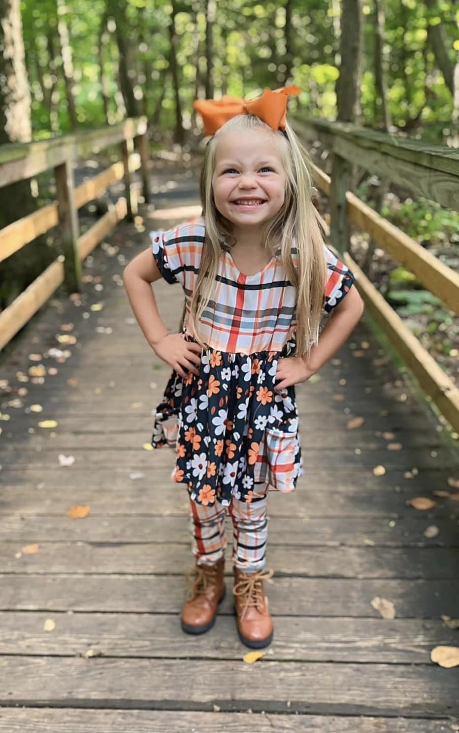 Fall Floral & Plaid Coordinate