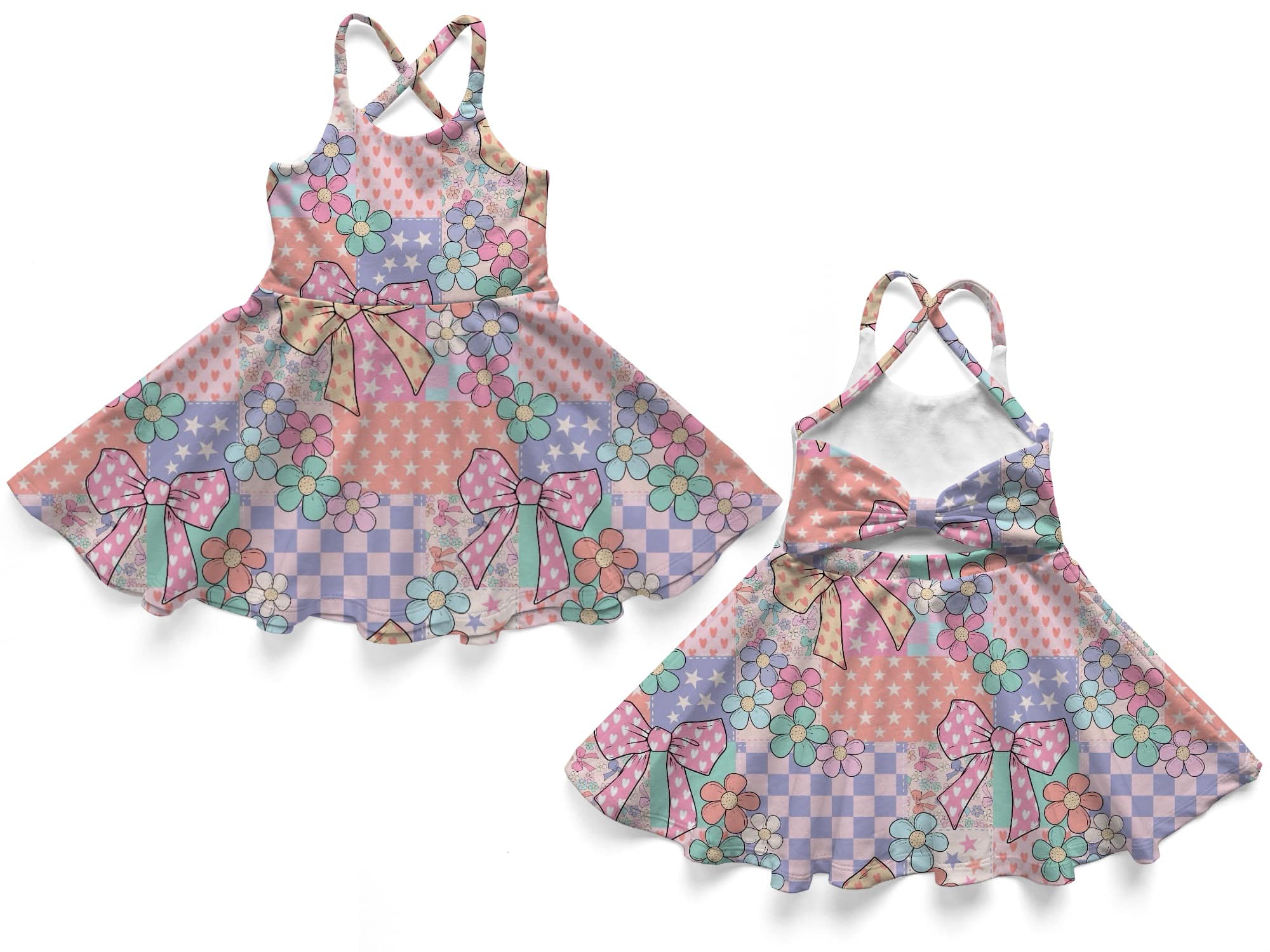 Floral, Bows & Checks