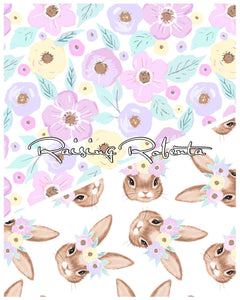 Boho Bunnies + Floral Coordinate