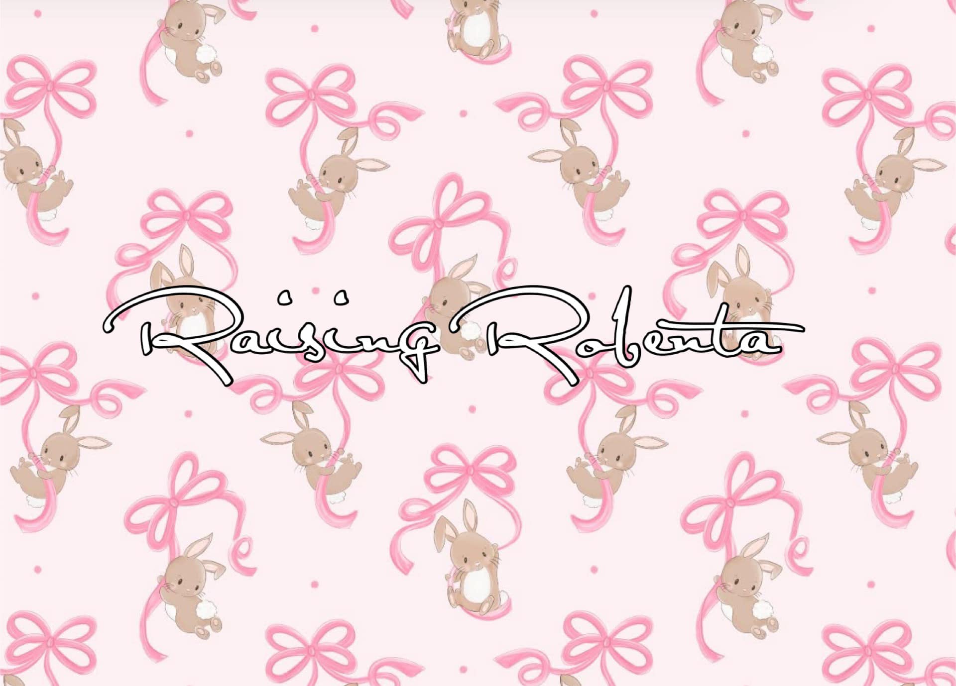 Bunnies & Ribbon Bows