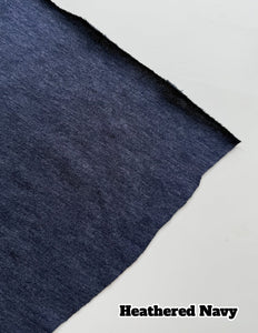 Heathered Navy French Terry