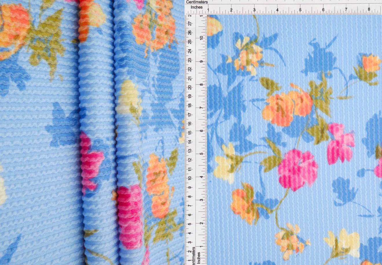 Blue Urban Rib Floral