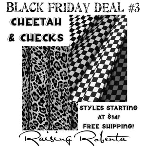 Black Friday Day 3 - Checkers & Cheetah