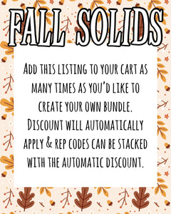 FALL SOLIDS