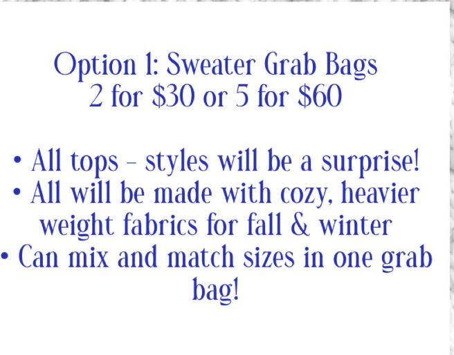Sweater Weather Grab Bags