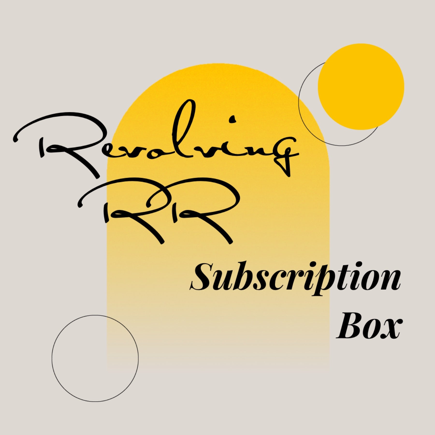 Revolving RR Subscription Box (Sizes 5t & under)