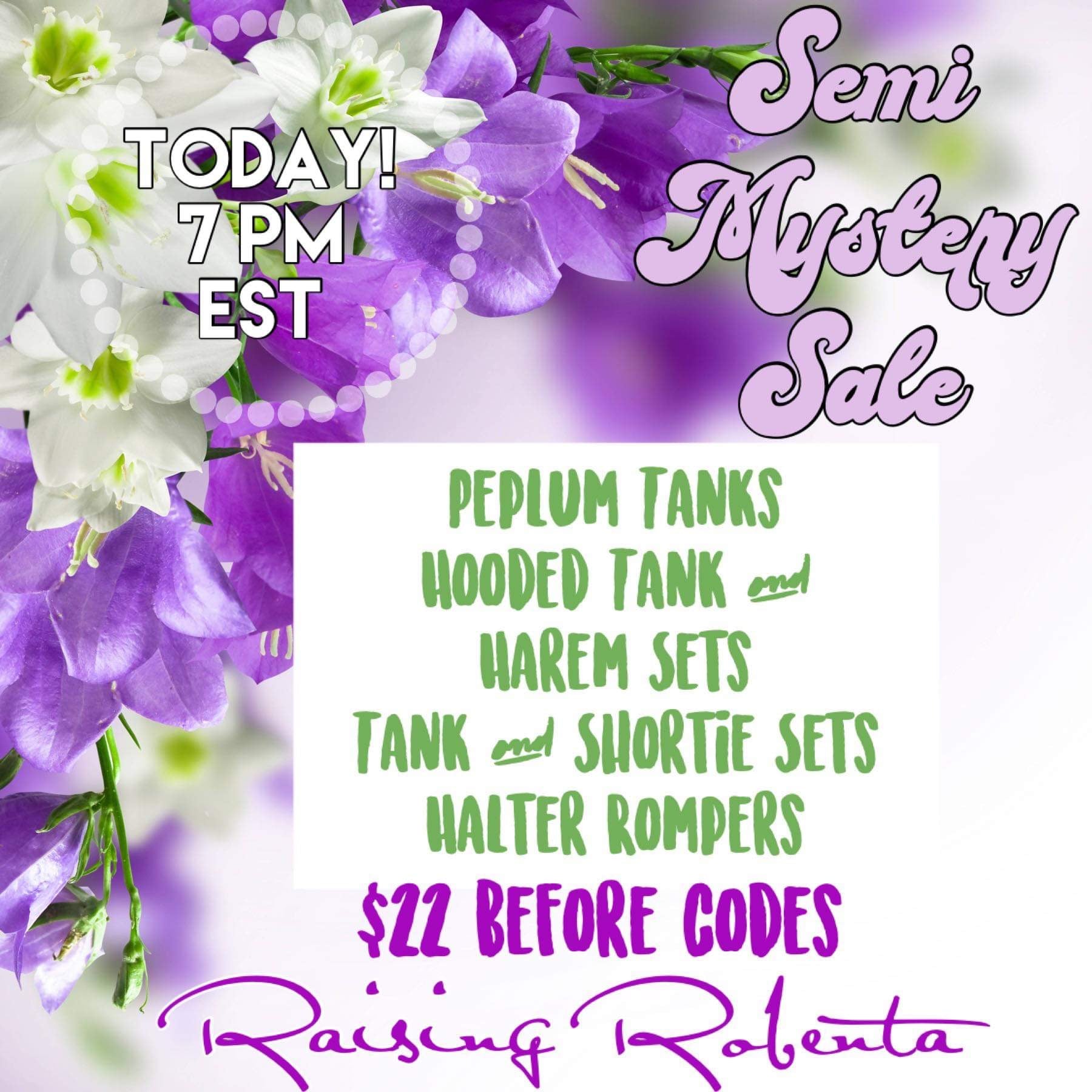 Semi Mystery Sale!