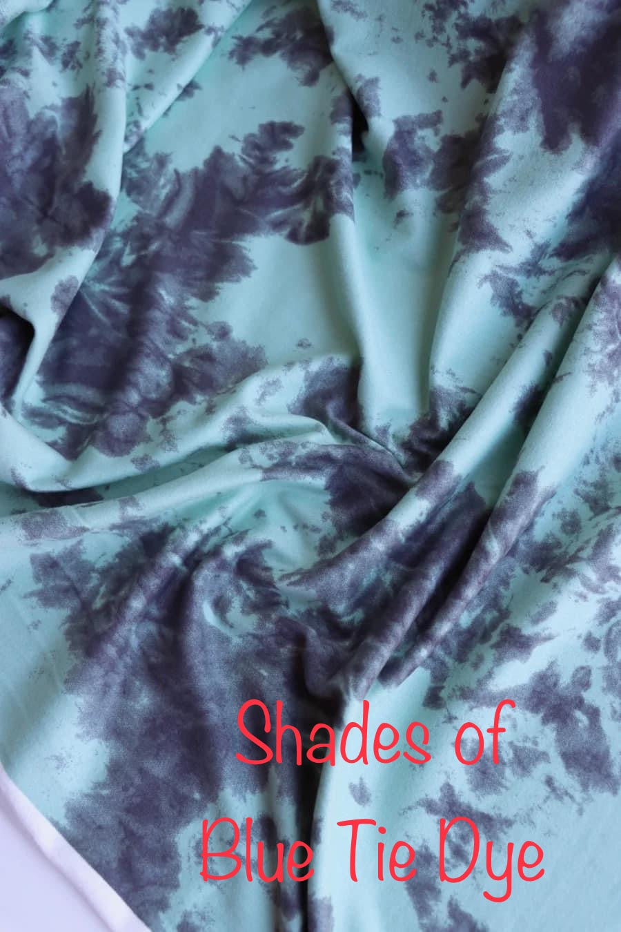 Shades of Blue Tie Dye