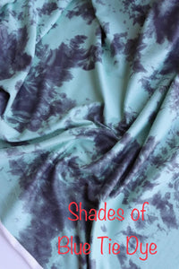 Shades of Blue Tie Dye