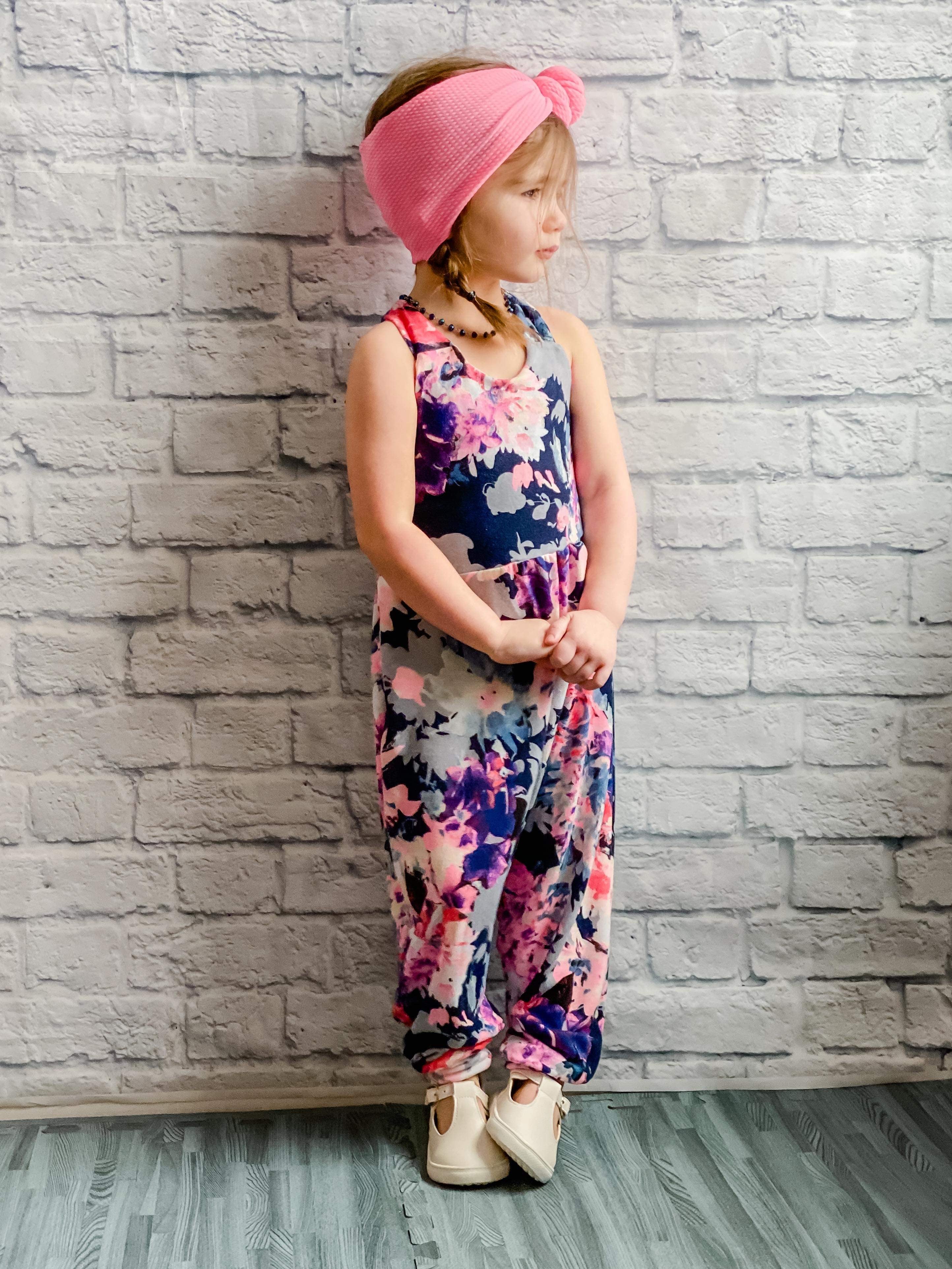Navy & Pink Floral