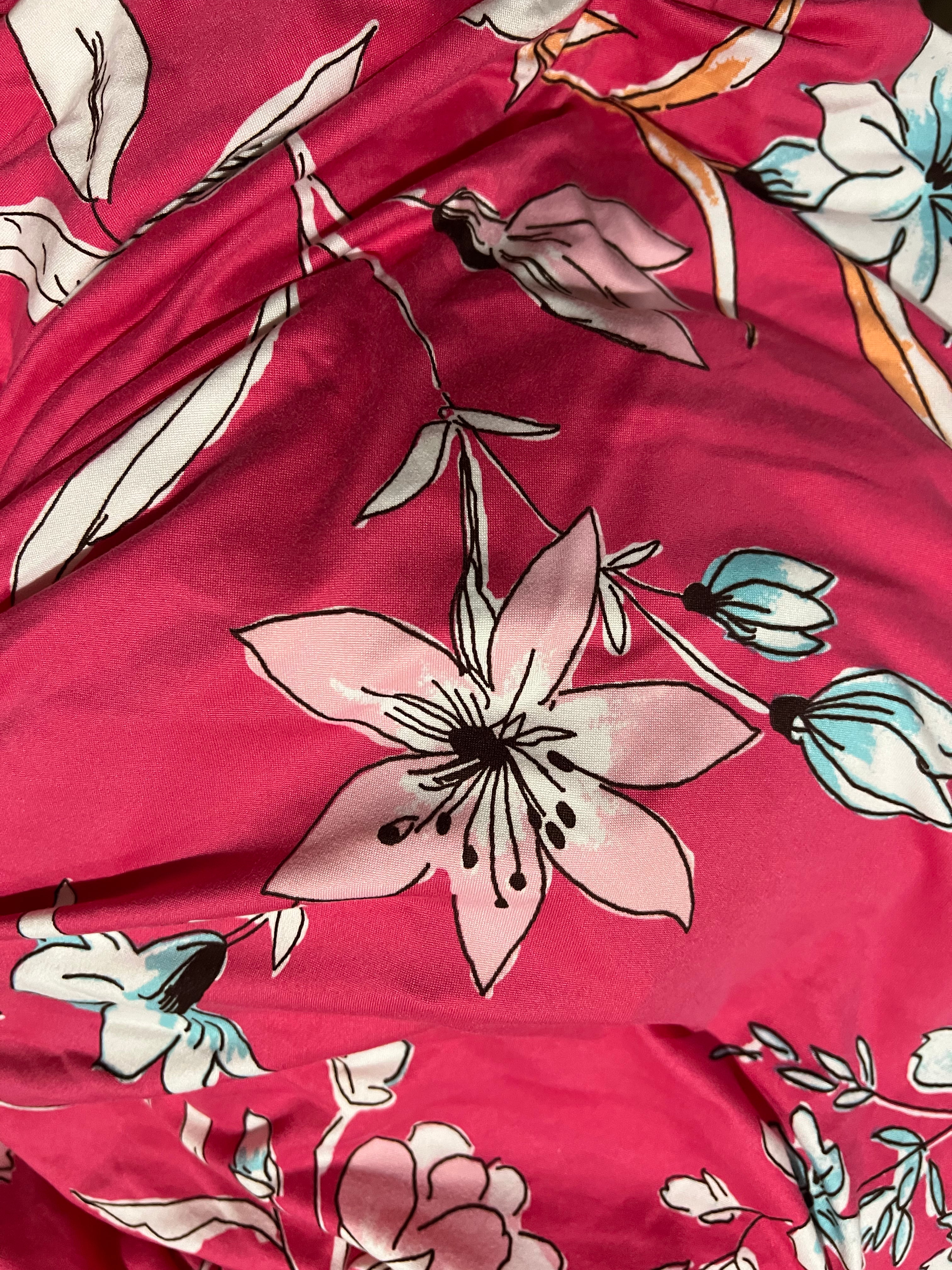 Hot Pink Floral